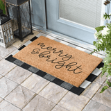 Outdoor Mat- Merry And Bright Classic Background Door Mat Home Decor