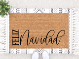 Outdoor Mat- Feliz Navidad Text Only Doormat Home Decor
