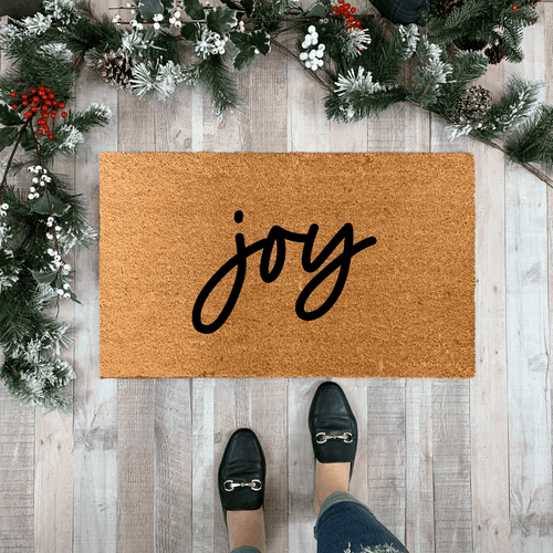 Outdoor Mat- Joy Holiday In Vintage Style Door Mat Home Decor