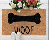 Outdoor Mat- Funny Woof Bone Dog Cool Design Doormat Home Decor
