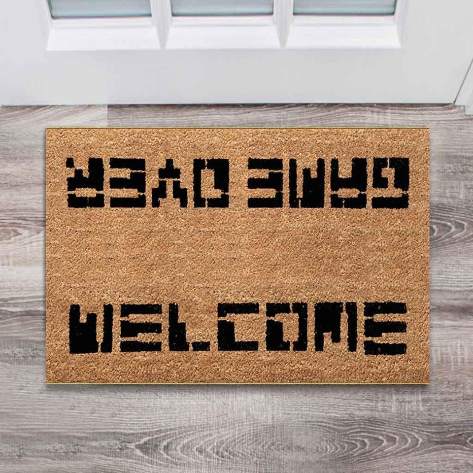Outdoor Mat- Welcome Game Over 80s Video Games Themed Texture Doormat Home Decor
