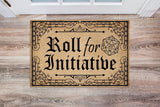 Outdoor Mat- Roll For Initiative Coir Pattern Beige Theme Doormat Home Decor