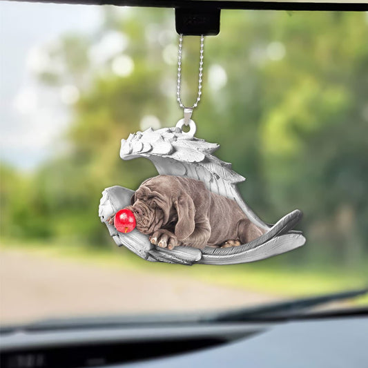 Godmerch- Ornaments- Cane Corso- Sleeping Angel-Two Sided Ornament, Dog Ornaments, Car Ornaments