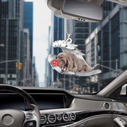 Godmerch- Ornaments- Cane Corso- Sleeping Angel-Two Sided Ornament, Dog Ornaments, Car Ornaments