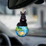 Scottish Terrier-Around My Dog-Two Sided Ornament