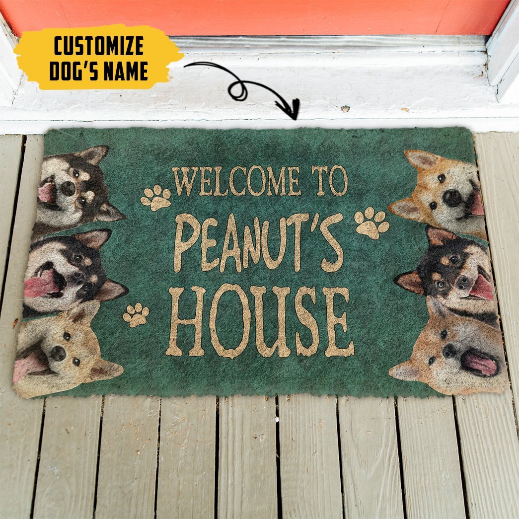 3D Shiba Welcome You Doormat