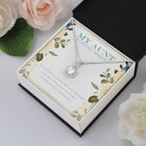 "The Next Chapter" Aunt Engagement Necklace Gift From Nephew Niece Eternal Hope Pendant Jewelry Box