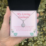"Searching For No More" Loving Soulmate Necklace Gift From Boyfriend Bestfriend Eternal Hope Pendant Jewelry Box Anniversary Valentines Birthday