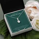 "Joyous Celebration" Beautiful Mother In Law Wedding Anniversary Necklace Gift From Daughter-in-law Son-in-law Alluring Beauty Pendant Jewelry Box