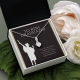 "Get On Your Way" Registered Dental Hygienist Graduation Necklace Gift From Mom Dad Grandma Grandpa Teacher Professor Classmate Alluring Beauty Pendant Jewelry Box