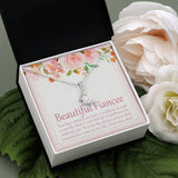 "Can't Think of Anyone Else" Beautiful Fiancee Necklace Gift From Fiancee Boyfriend Future Husband Alluring Beauty Pendant Jewelry Box Wedding Engagement Birthday Valentines