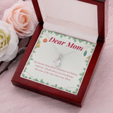 "Baking With You" Mom Christmas Necklace Gift From Daughter Son Alluring Beauty Pendant Jewelry Box