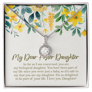 "Been Part Of My Life" Foster Daughter Necklace Gift From Mom Dad Eternal Hope Pendant Jewelry Box Birthday Christmas Graduation New Year