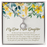 "Been Part Of My Life" Foster Daughter Necklace Gift From Mom Dad Eternal Hope Pendant Jewelry Box Birthday Christmas Graduation New Year