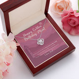 "You Are My Lighthouse" Mom Golden Birthday Necklace Gift From Daughter Son Forever Love Pendant Jewelry Box
