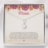 "Unconditional Love" Mom Necklace Gift From Daughter Son Alluring Beauty Pendant Jewelry Box Birthday Thanksgiving Christmas Mothers Day