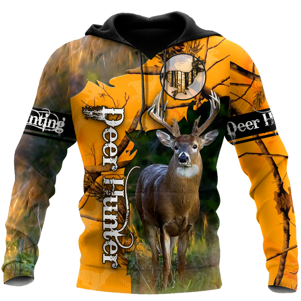Hunting Gifts Deer Hunting Gifts Deer Hunter US Unisex Size Hoodie