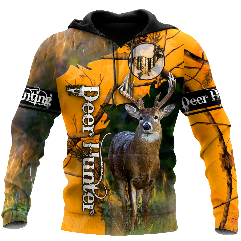 Hunting Gifts Deer Hunting Gifts Deer Hunter US Unisex Size Hoodie