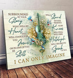 Bluebird And Violin Hymn, I Can Only Imagine Canvas And Poster, Canvas Wall Art, Wall Decor Visual Art