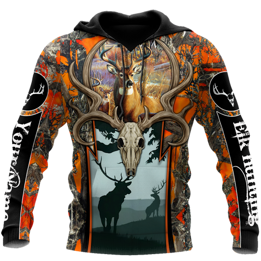 Hunting Gifts Deer Hunting Gifts Hunting Deer Camo US Unisex Size Hoodie