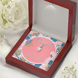 "Braver Than You Believe" Sweet Sixteen Birthday Necklace Gift From Mom Dad Grandma Grandpa Friends Alluring Beauty Pendant Jewelry Box
