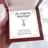 "Someone's Soulmate" Gorgeous Bestfriend 20th Wedding Anniversary Necklace Gift From Bestie BFF Soul Sister Alluring Beauty Pendant Jewelry Box