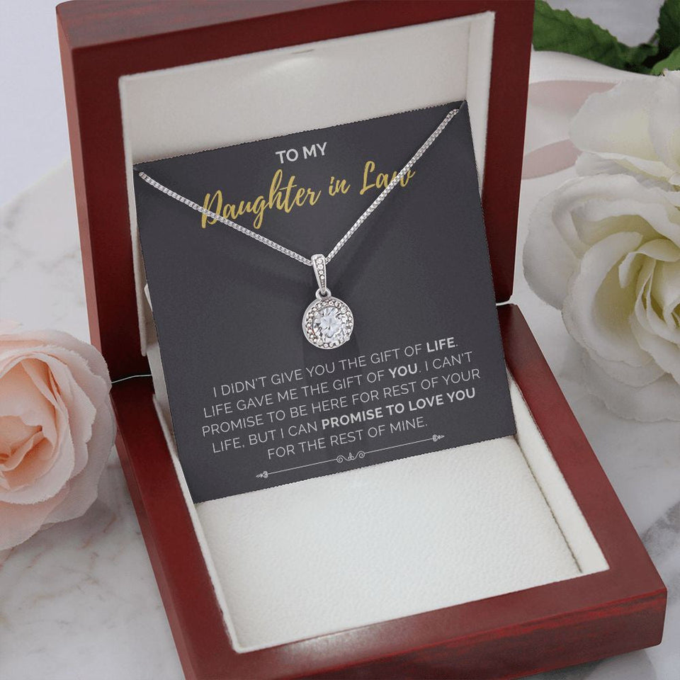 "Gift Of Life" Daughter In Law From Mother-In-Law Father-In-Law Eternal Hope Pendant Jewelry Box Wedding Engagement Birthday Anniversary