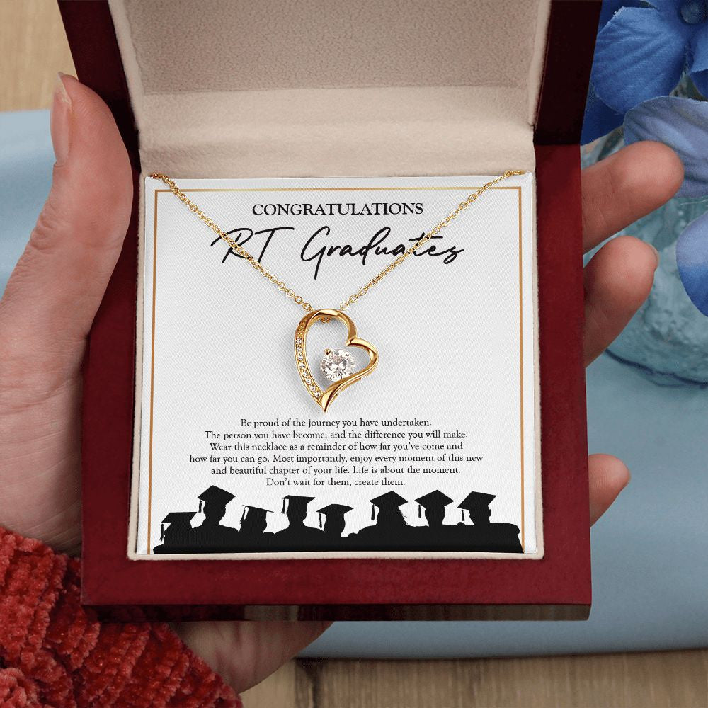 "Don't Wait, Create Them" Respiratory Therapist Graduation Necklace Gift From Mom Dad Grandma Teacher Bestfriend Forever Love Pendant Jewelry Box