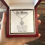 "All Your Memories" Mom Graduation Necklace Gift From Daughter Son Eternal Hope Pendant Jewelry Box