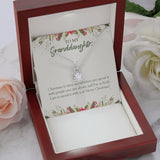 "Extra Special With You" Granddaughter Christmas Necklace Gift From Grandma Grandpa Eternal Hope Pendant Jewelry Box