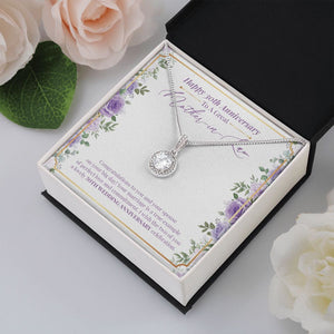 "Example Of Perfect Love" Great Mother In Law 30th Wedding Anniversary Necklace Gift From Daughter-In-Law Son-In-Law Eternal Hope Pendant Jewelry Box