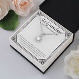 "New Discoveries Each Years" Grandma 20th Wedding Anniversary Necklace Gift From Granddaughter Grandson Eternal Hope Pendant Jewelry Box