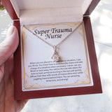 "I See You Thrive" Super Trauma Nurse Necklace Gift From Co-Worker Patient Parents Alluring Beauty Pendant Jewelry Box Thanksgiving Christmas Birthday
