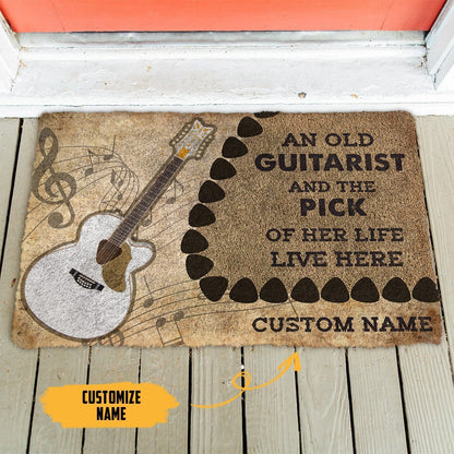 3D Twelve-string Guitars An Old Guitarist Custom Doormat