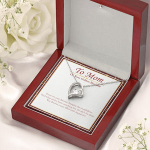 "Focus On Your Dreams" Mom Golden Birthday Necklace Gift From Daughter Son Forever Love Pendant Jewelry Box