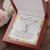 "I Appreciate All Your Support" Mother In Law Necklace Gift From Daughter-In-Law Son-In-Law Eternal Hope Pendant Jewelry Box Birthday Anniversary Christmas Thanksgiving