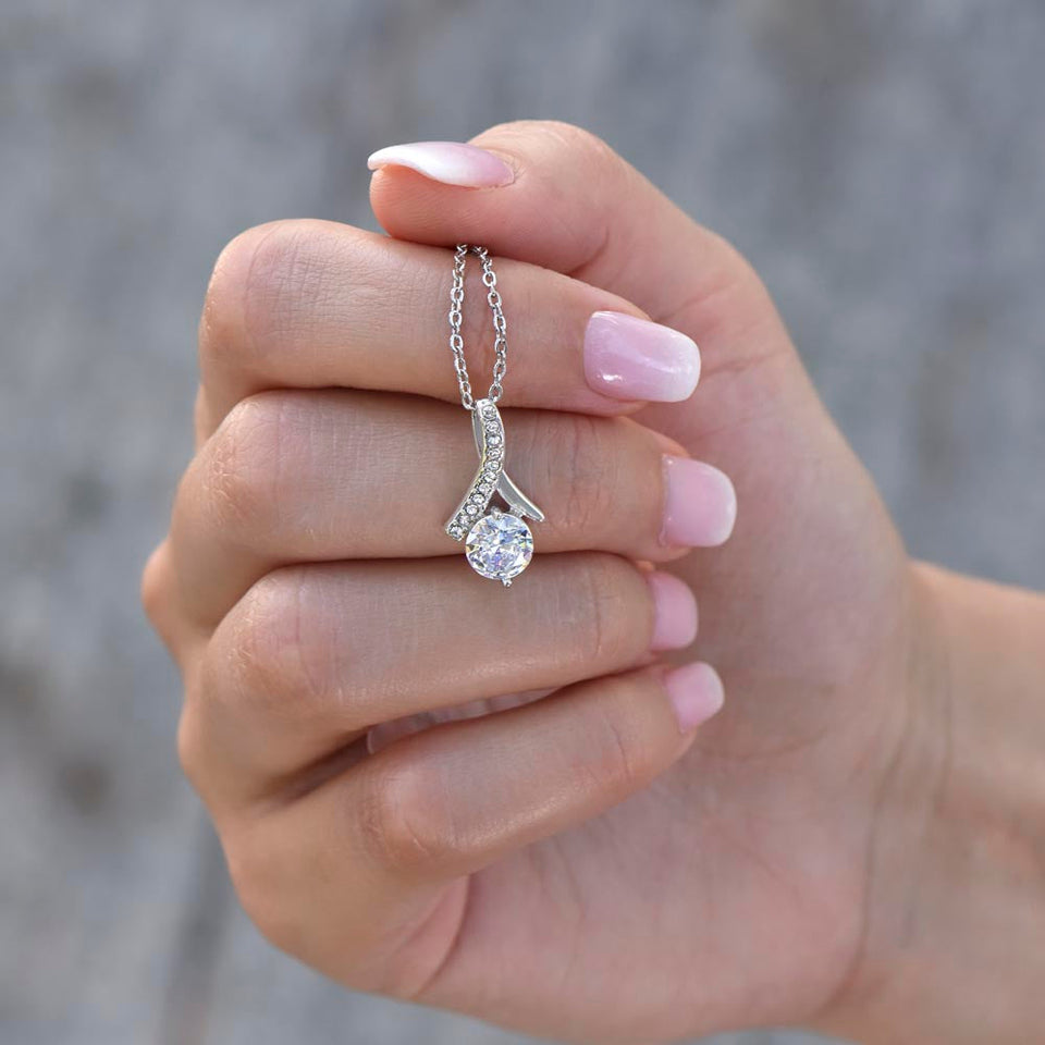 "Another Year To The Day" Daughter 2nd Wedding Anniversary Necklace Gift From Mom Dad Parents Alluring Beauty Pendant Jewelry Box