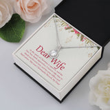 "Selfless And Kind Nature" Wife Christmas Necklace Gift From Husband Eternal Hope Pendant Jewelry Box