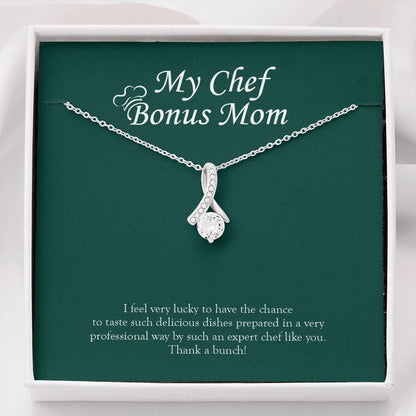 "Expert Chef Like You" Chef Bonus Mom Necklace Gift From Daughter Son Alluring Beauty Pendant Jewelry Box Birthday Christmas Thanksgiving Valentines