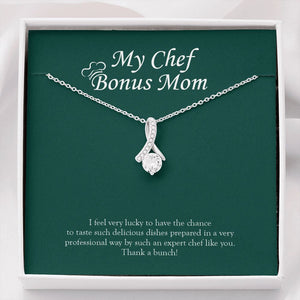 "Expert Chef Like You" Chef Bonus Mom Necklace Gift From Daughter Son Alluring Beauty Pendant Jewelry Box Birthday Christmas Thanksgiving Valentines