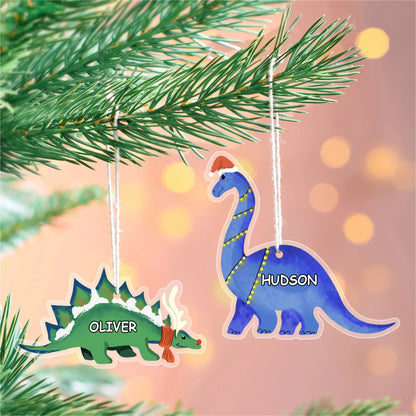 Personalized Dinosaur Ornament Christmas