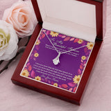 "When I Say I Love You More" Beautiful Fiancee Necklace Gift From Fiance Boyfriend Alluring Beauty Pendant Jewelry Box Engagement Birthday Christmas Anniversary