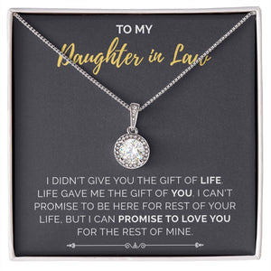 "Gift Of Life" Daughter In Law From Mother-In-Law Father-In-Law Eternal Hope Pendant Jewelry Box Wedding Engagement Birthday Anniversary