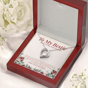 "Doing Anything To Break" Bestfriend 3rd Wedding Anniversary Necklace Gift From Bestie BFF Soul Sister Forever Love Pendant Jewelry Box