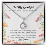 "Carry You In My Heart" Granddaughter Necklace Gift From Grandma Eternal Hope Pendant Jewelry Box Christmas Graduation New Year Birthday