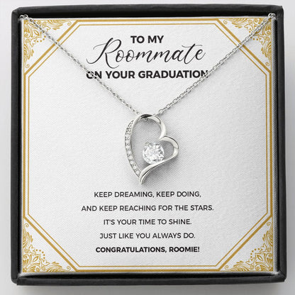 "Keep Dreaming" Roommate Graduation Gift From Bestfriend Roomie Classmate Forever Love Pendant Jewelry Box