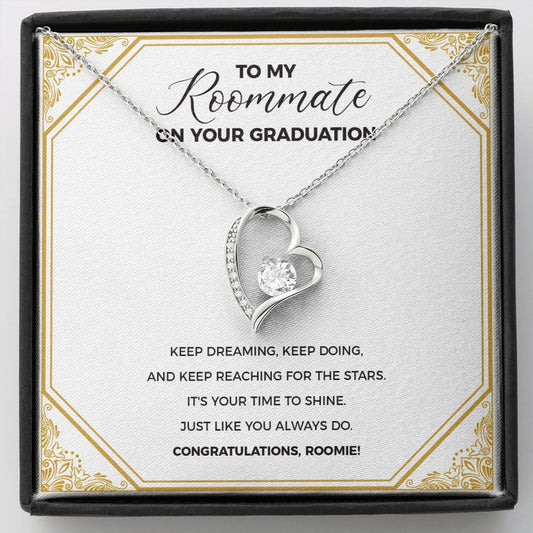 "Keep Dreaming" Roommate Graduation Gift From Bestfriend Roomie Classmate Forever Love Pendant Jewelry Box