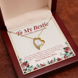 "Doing Anything To Break" Bestfriend 3rd Wedding Anniversary Necklace Gift From Bestie BFF Soul Sister Forever Love Pendant Jewelry Box