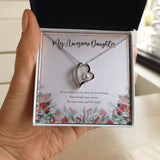 "If You Want To Fly" Awesome Daughter Necklace Gift From Mom Dad Forever Love Pendant Jewelry Box Birthday Christmas Graduation Thanksgiving