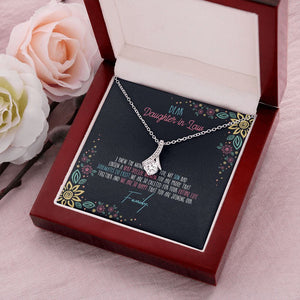 "Soulmates Do Exist" Daughter In Law Necklace Gift From Mother-In-Law Father-In-Law Alluring Beauty Pendant Jewelry Box Birthday Christmas Thanksgiving New Year